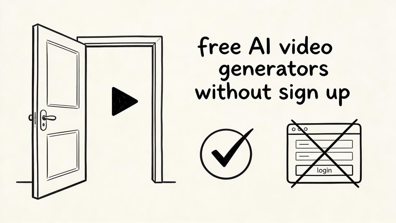 Free AI Video Generator No Sign Up: Top 10 Tools You Can Use Right Now (2026)