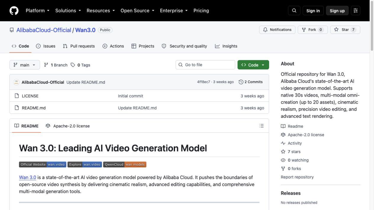 Wan 3.0 Open Source Model: Weights, GitHub, License, and Local Access